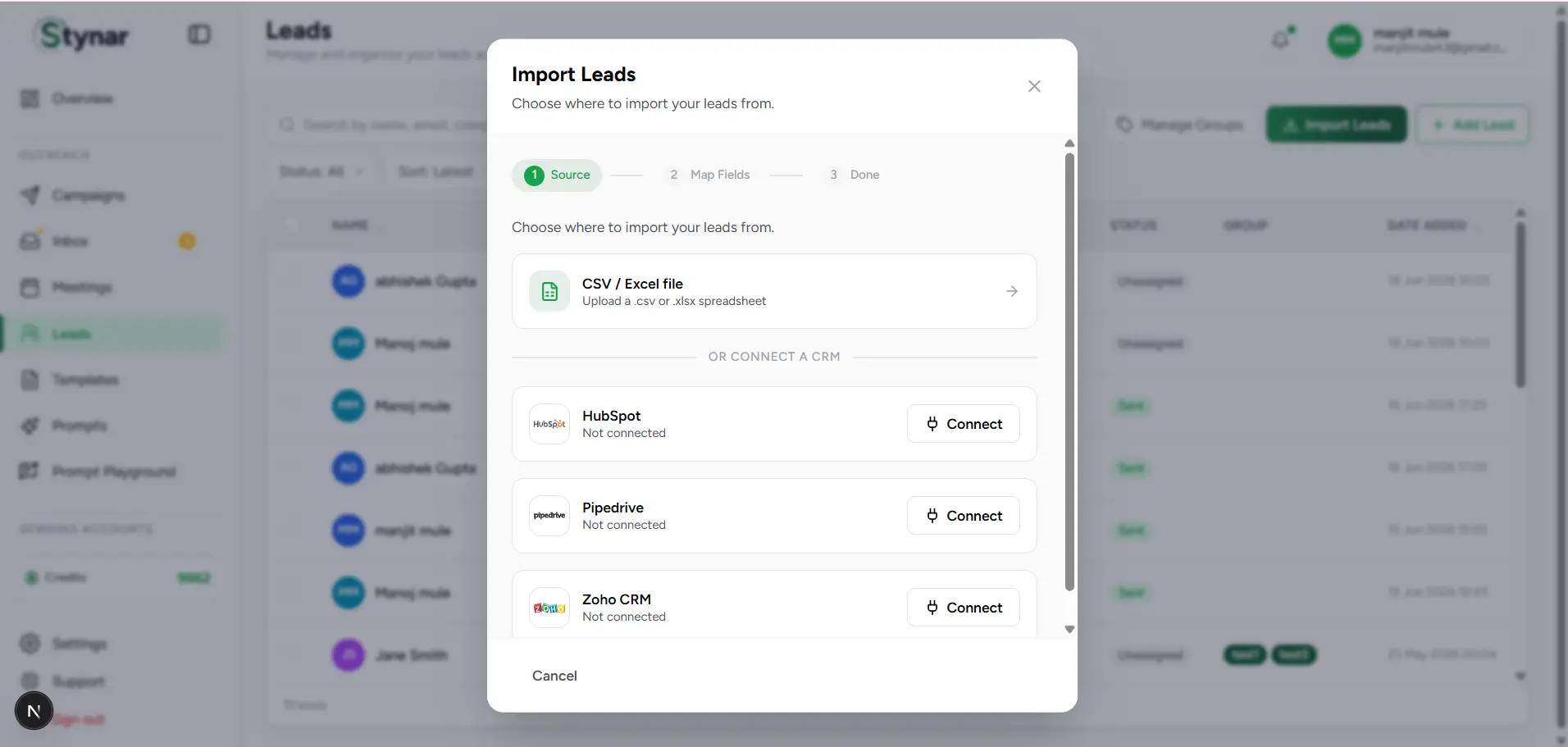 CRM Import